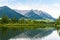 Lake Walchsee  at summer day, Austria Tyrol