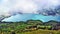 Lake Walensee in the Seeztal valley and between the Churfirsten and Glarus Alps mountain ranges