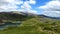 Lake and walking route up Snowdon, Snowdonia national park