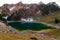 Lake Walopsee in Boltigen mountain area, Switzerland