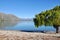 Lake Wanaka on New Zealand South Island on a sunny day