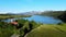 Lake Weissensee in Bavaria - beautiful small lake in the Allgau district