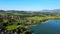 Lake Weissensee in Bavaria - beautiful small lake in the Allgau district