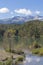 Lake Weissensee - mountain lake at the Fern Pass