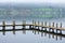 Lake Windermere , Cumbria in the English Lake District national park.