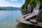 Lake Wolfgang in summer, Austria