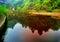 Lake in Wudang, Hubei, China