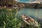 Lake of Zaros at spring, Crete.