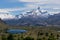 Lakes and Andes from Estancia Cristina