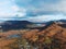 Lakes in irish mountains