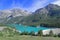 LAKES IN THE MOUNTAIN IN VALTELLINA VALLEY IN ITALY