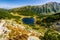 Lakes Rohacske plesa and hill Volovec in West Tatras, Slovakia