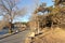 Lakeshore of weiminghu lake in peking university in winter, adobe rgb