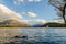 Lakeside of Lake Hayes located in the Wakatipu Basin in Central Otago, South Island