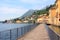 Lakeside promenade gargnano and garda lake