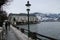 Lakeside promenade and noble Grand Hotel on Lake Zeller See, Austria.