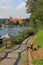 Lakeside promenade, tegernsee castle, germany