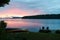 Lakeside scene in the Adirondacks