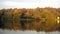 Lakeside scene in an evening in Autumn