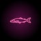 Lakre herring neon icon. Simple thin line, outline vector of fish icons for ui and ux, website or mobile application