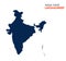 Lakshadweep map of Indian state. Lakshadweep map vector illustration. White background