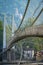 Lakshman Jhula bridge over Ganges river in Rishikesh