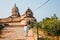 Lakshmi Narayan Mandir ancient ruins in Orchha, India