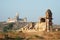 Lakshmi temple and ruins of old fortress,India