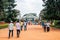 Lalbagh Botanical Garden and tourist people in Bangalore, India