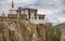 Lamayuru monastery on top of vertical cliffs, Ladakh, India