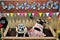 At the Lambeijos stall the graceful pug and the French bulldog in a colorful country dress and bow on the head