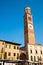 Lamberti Tower in Piazza Signori in Verona, italy.