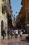 Lamberti Tower View From Via Dietro Amphitheater In Verona. Travel, holidays, architecture. March 30, 2015. Verona, Veneto region