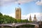 Lambeth Bridge, Victoria Tower of British Parliament and Big Ben