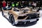 Lamborghini Aventador SVJ Roadster sports car debut at the 89th Geneva International Motor Show. Geneva, Switzerland - March 5,