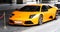 Lamborgini Sports orange car