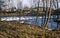 Lambro river in Monza Park
