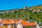 Lamego Castle overlooking Douro wine region in Portugal