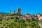 Lamego Castle overlooking Douro wine region in Portugal