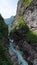 Lammerklamm gorge river in Salzburgerland, Austria