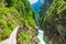 Lammerklamm Gorge in Salzkammergut region of Upper Austria