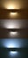 Lamp applique, three different color temperatures