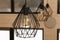 Lamp Edison`s Light Bulb. Lamps in modern style. Warm tone light bulb lamp. Lamps in coffee shop. Edison`s lightbulbs