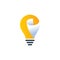 Lamp Light Logo Innovation Idea Logo Energy Symbol Logo