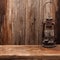 Lamp oil lantern retro barn wooden wall