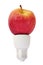 Lamp with red apple