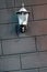 Lamp Sconce on the brick wall, Exterior, Blank Area