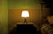Lamp in a sleeping room