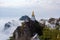 LAMPANG,THAILAND-JANUARY 20 : Amazing Thailand sea of mist at Wat Prajomklao Rachanusorn Wat Phrabat Pu Pha Daeng on January 20,