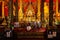 LAMPANG, THAILAND - March 4, 2020 : Old Buddha of Sri Rong Muang temple in Lampang province